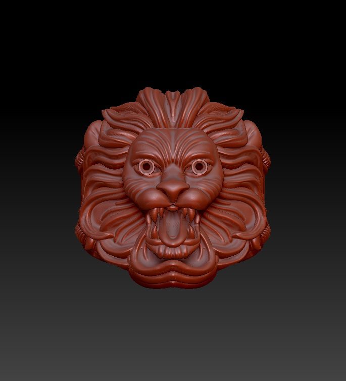 Royal Lion Gold Ring 3D Model Stl File Low Price 201026