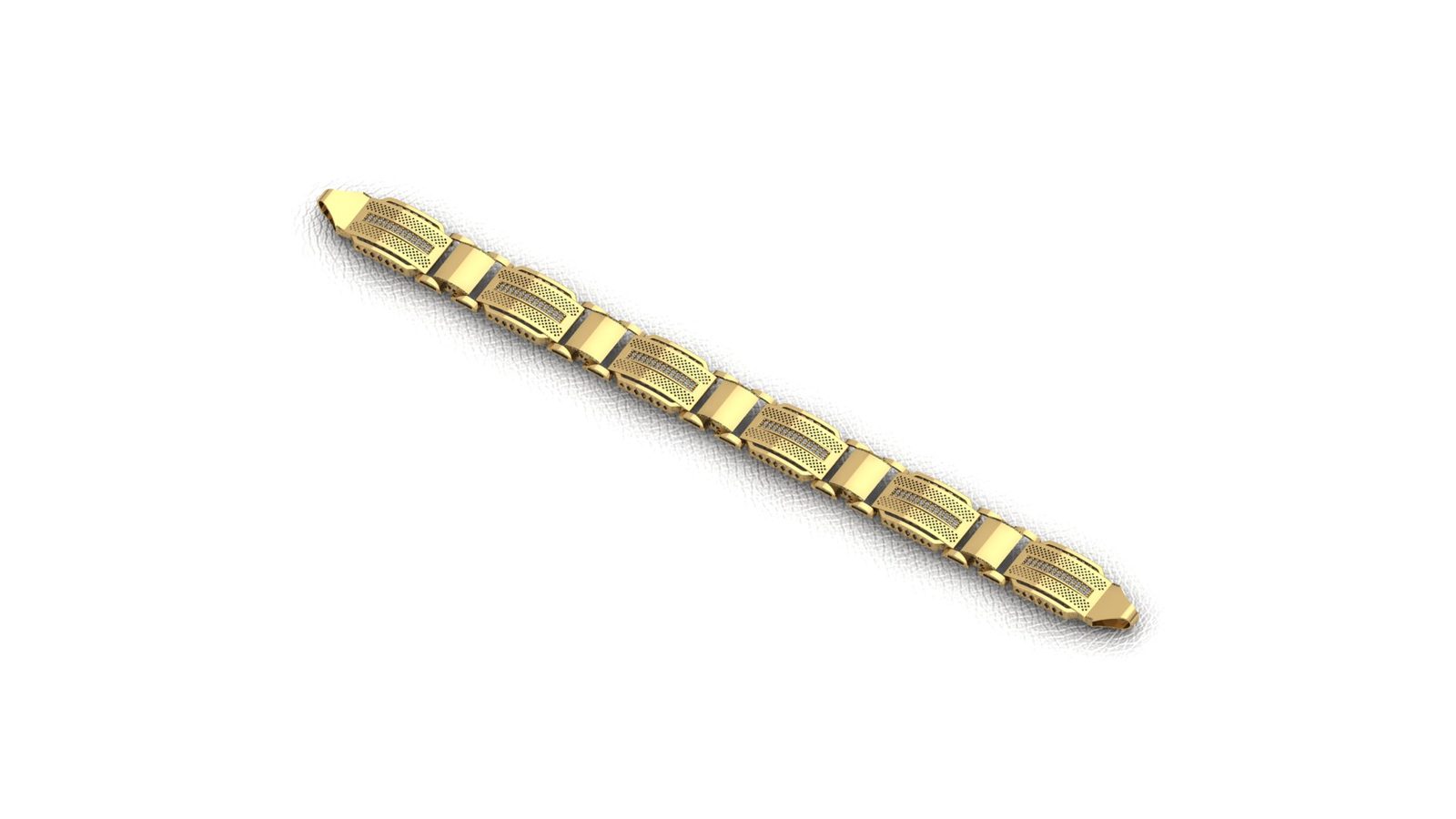 Golden Fortune Diamond Bracelet 3D Model Stl File Low Price 191026
